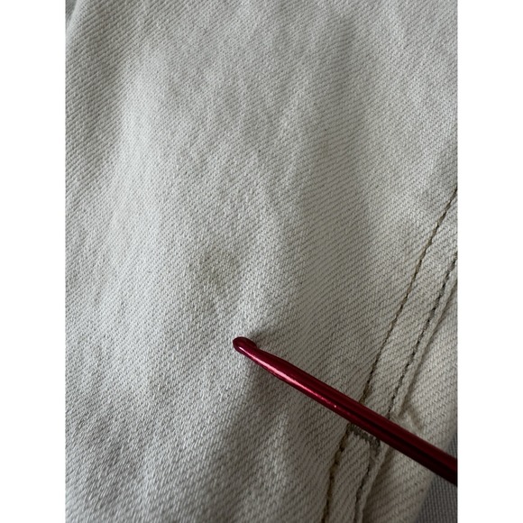 VTG Y2K Jean Denim Trucker Jacket Small Old Navy Retro 90s Beaded Embroidered - Picture 10 of 15